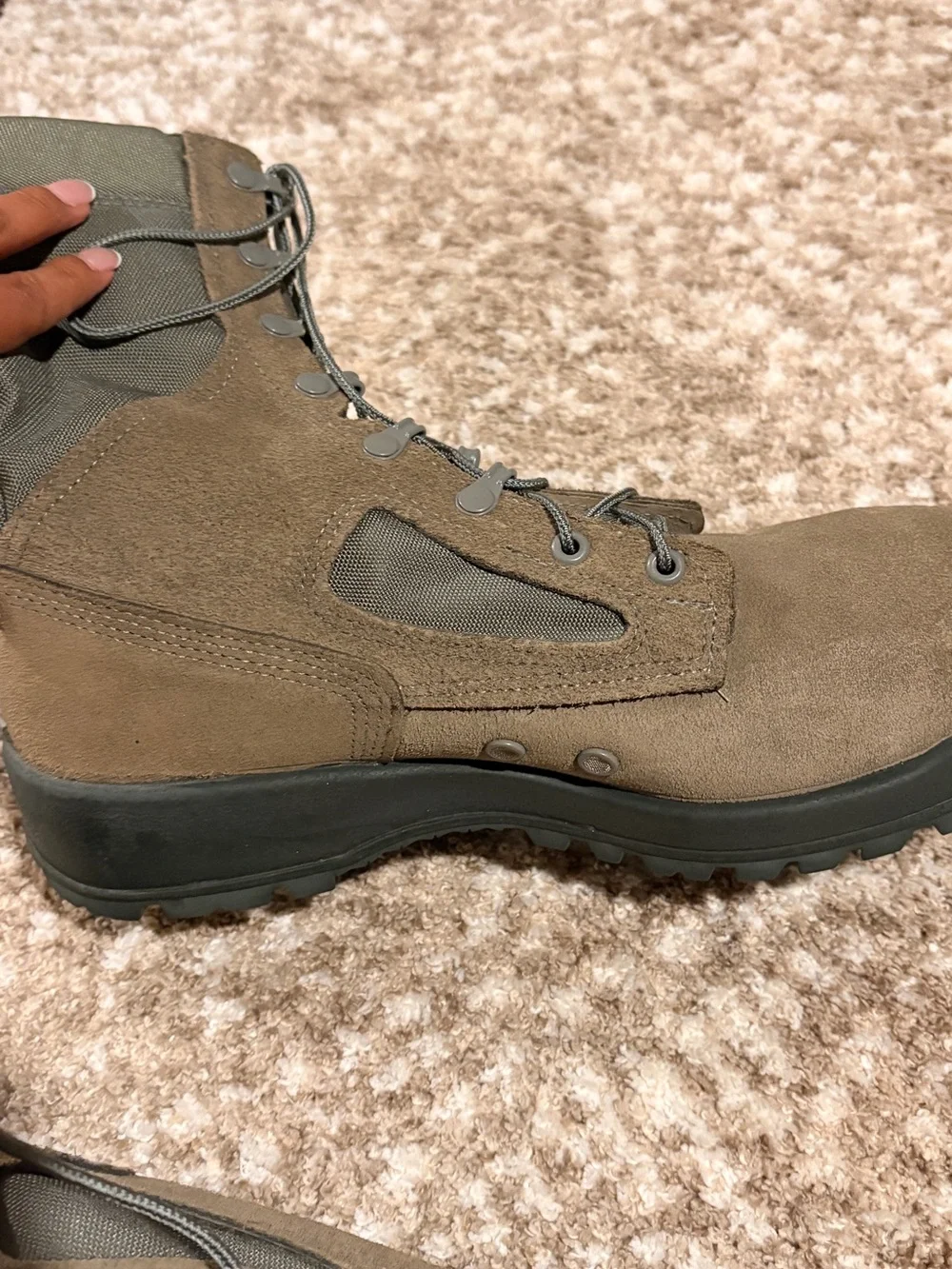 Men's Tactical Lace-Up Boots - Brown